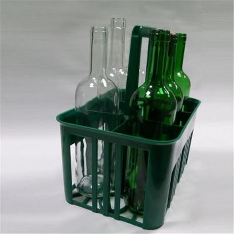 MOBILPLASTIC 6 darabos műanyag üvegtartó